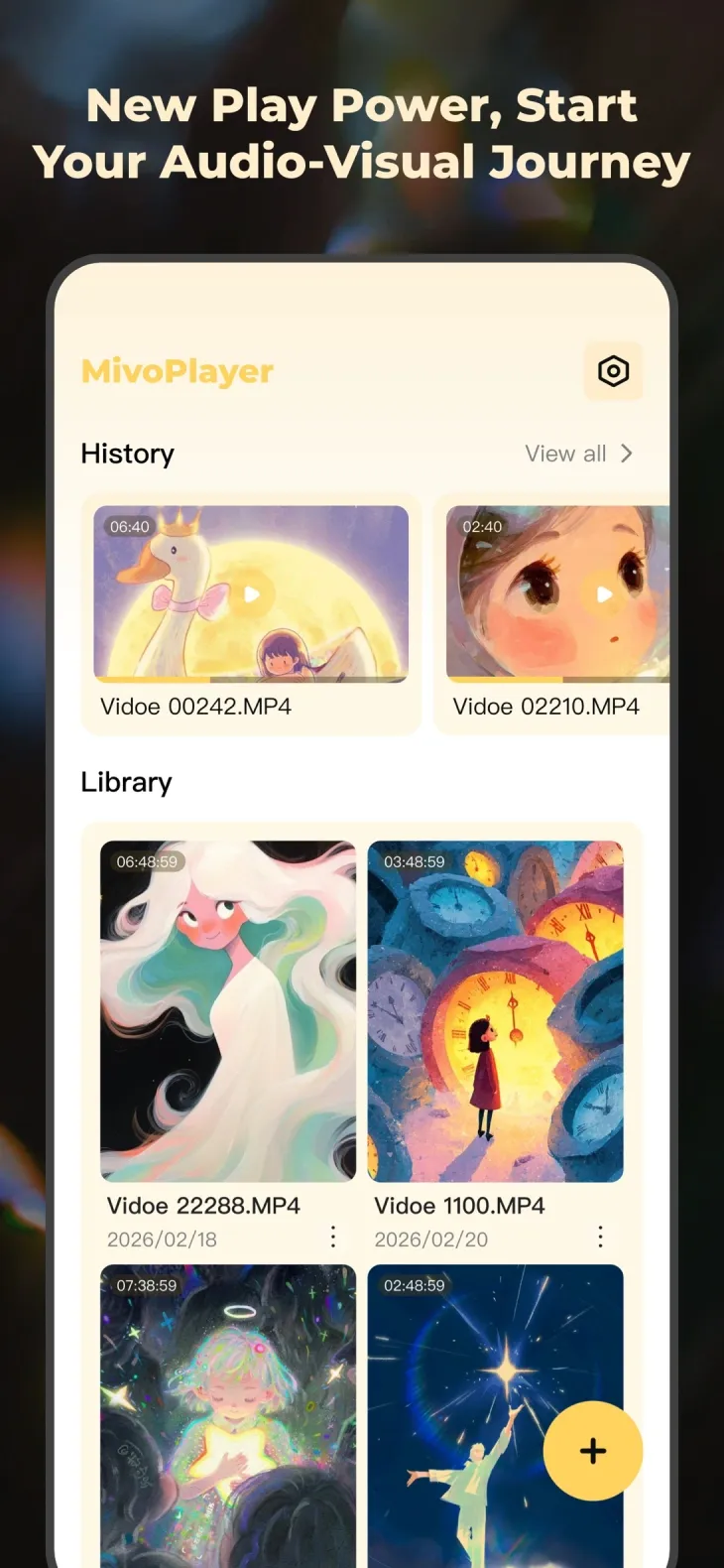 New Play Power, Start Your Audio-Visual Journey